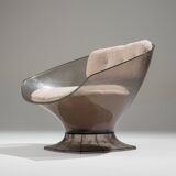 Pair of raphael raffel lounge chairs, 1980s