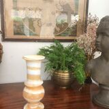 Vase en onyx vintage 25cm