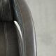 Cow leather aviator design armchair finished with aluminium and rivets