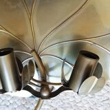Set of 2 brass wall sconces