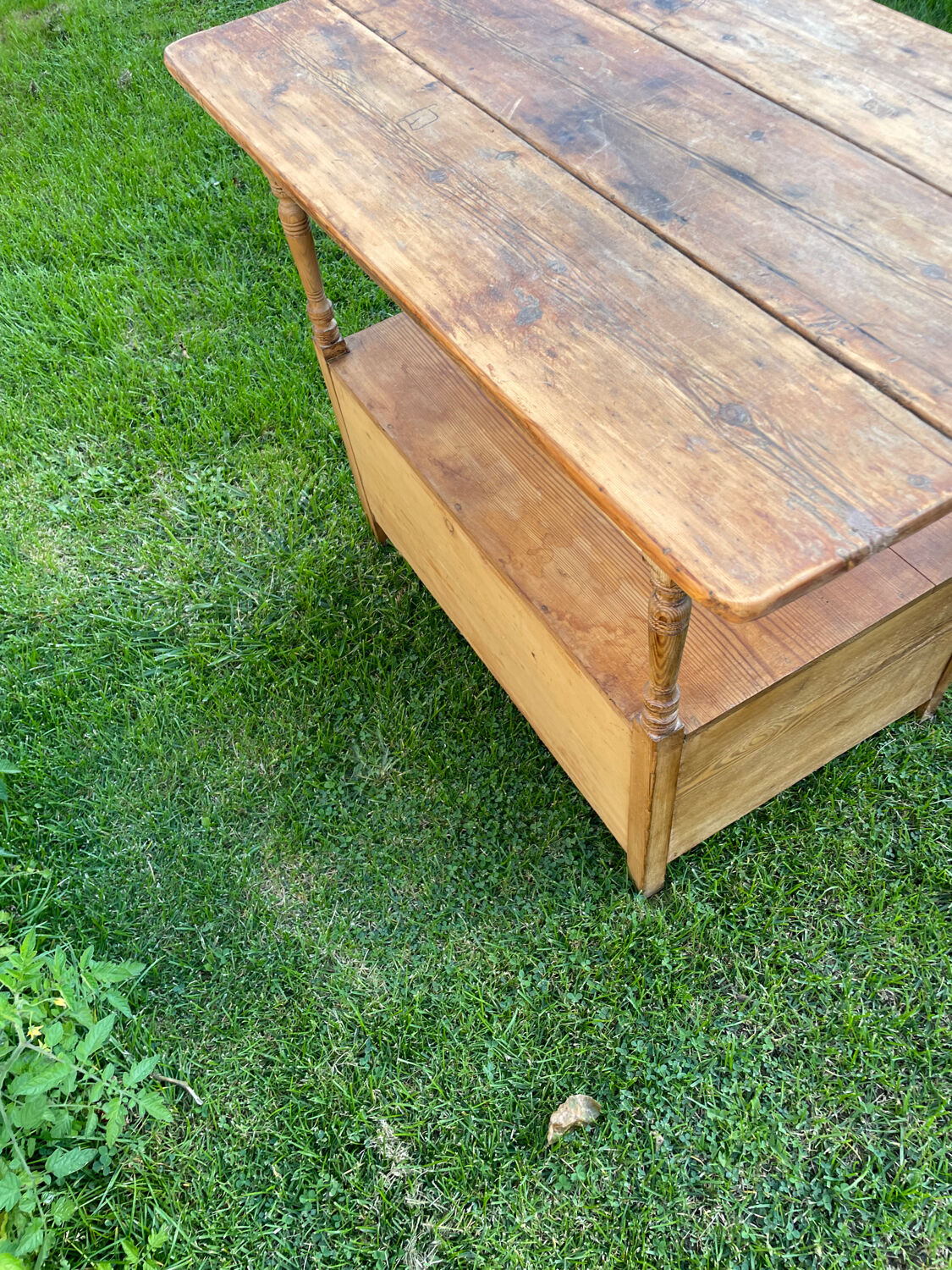 Vintage store serving table 1900