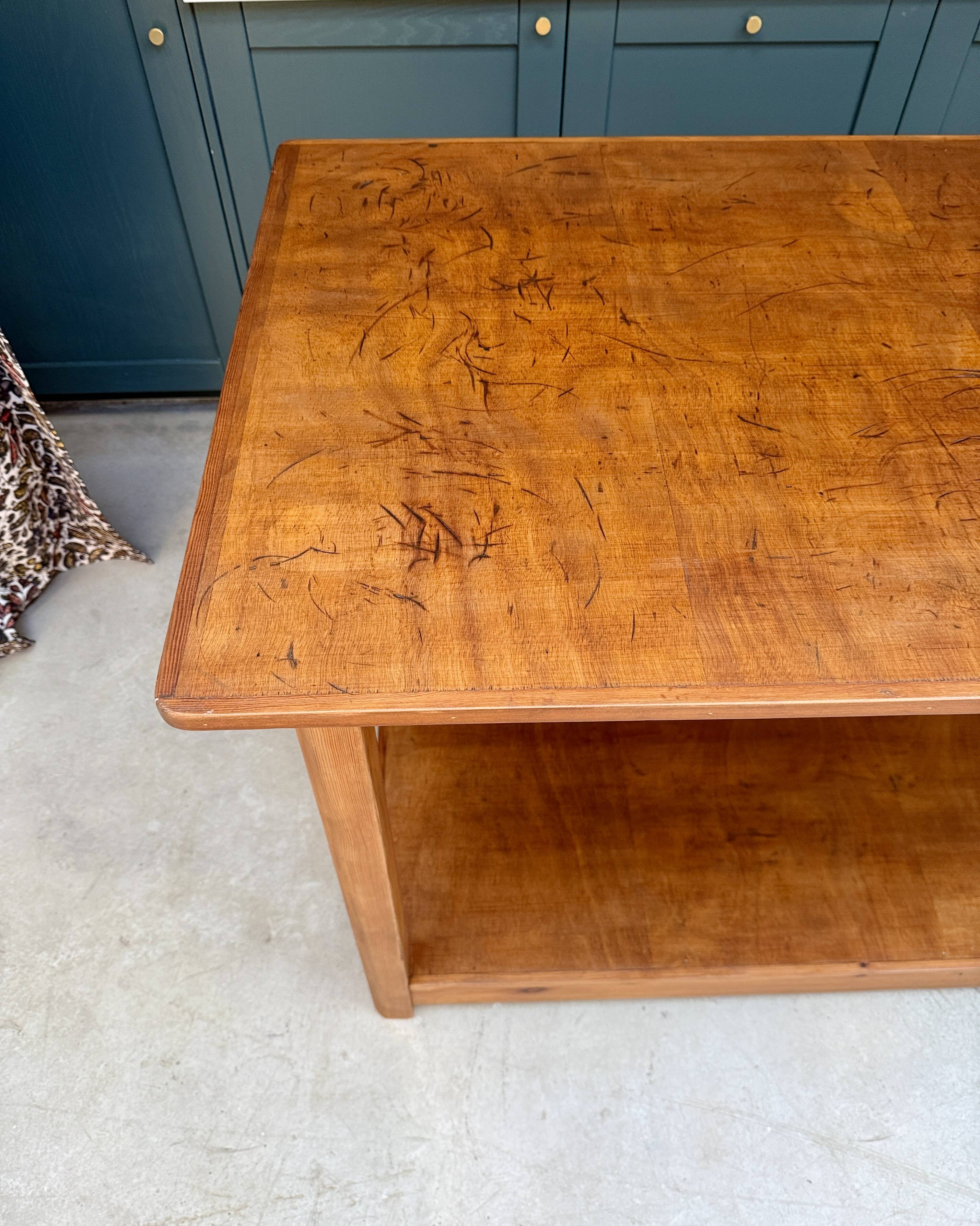 Antique table / island / counter