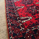 Vintage wool carpet woven 185x90 from the 60s-70s