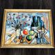 Original expressionist composition by Jean Ducasse. France, year 1950