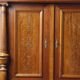 Vintage Antique Danish Solid mahogany Wood Cabinet, 1890s