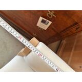 Italian Artisanal Little White Sofa in Natural Wood