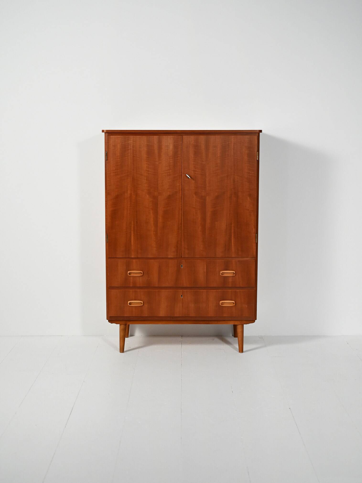 Scandinavian teak and oak cabinet, 1950s