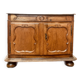 Louis XIV style sideboard in solid walnut