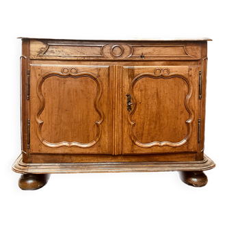 Louis XIV style sideboard in solid walnut