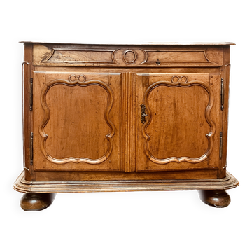 Buffet de stryle Louis XIV en noyer massif XIX siècle