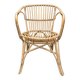 Natural rattan armchair