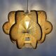 Suspension scandinave en bois et fils tendus , années 60-70