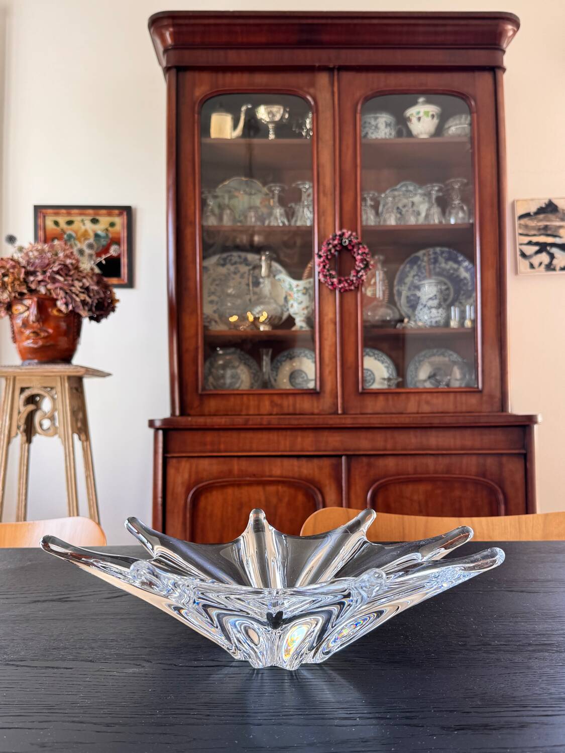 Baccarat crystal centerpiece
