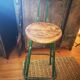 High stool for drawing table architect metal and wood restored delivery offered