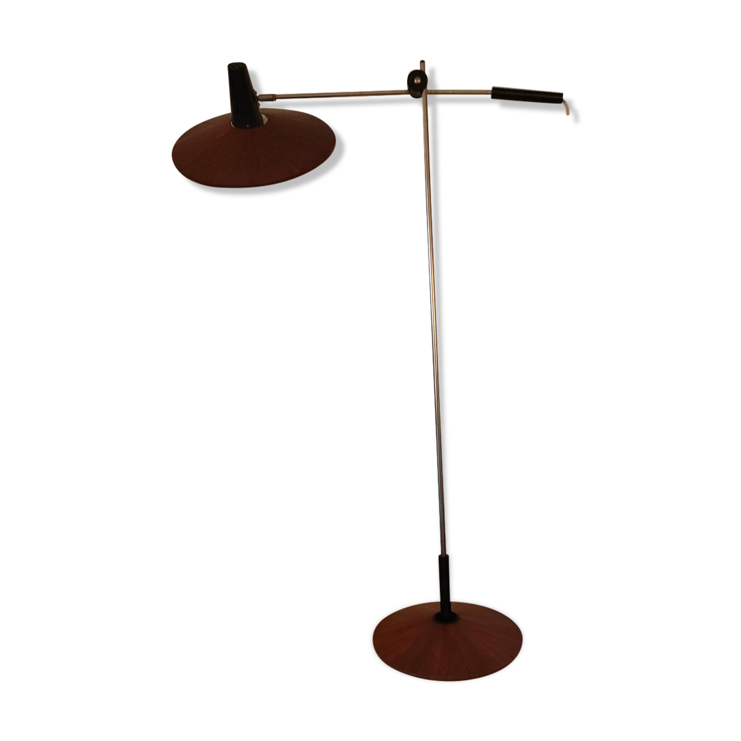Mid-century pendulum floor lamp