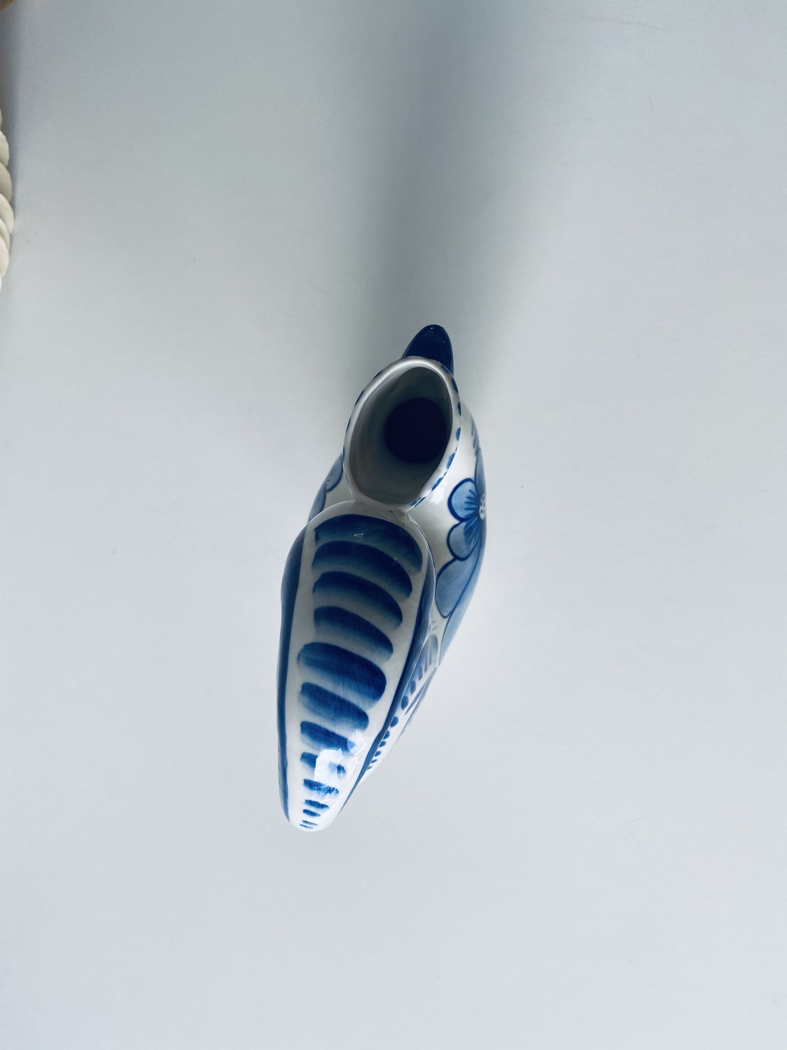 Old ceramic rooster pitcher