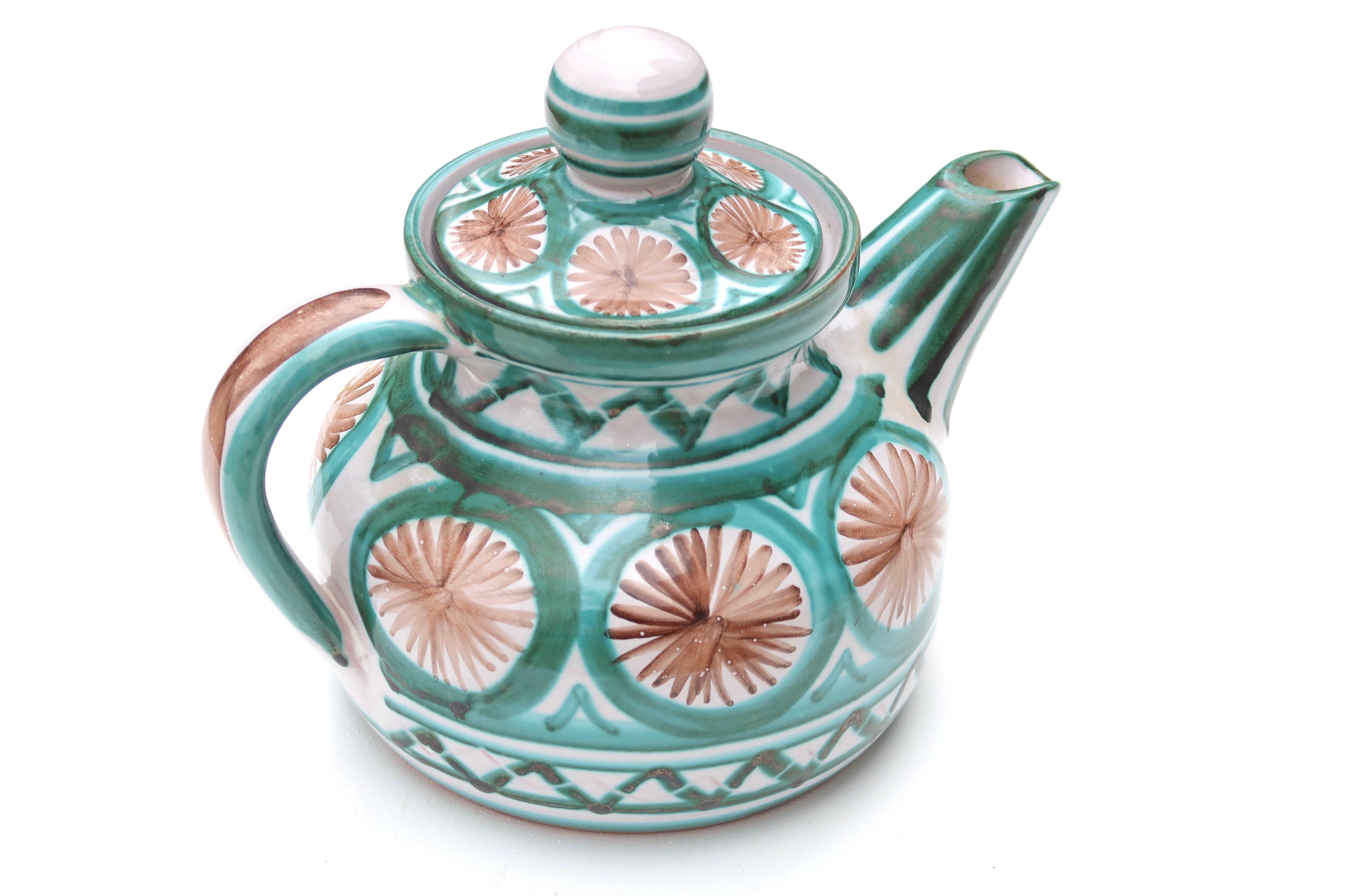 Ceramic teapot by Robert Picault, Vallauris