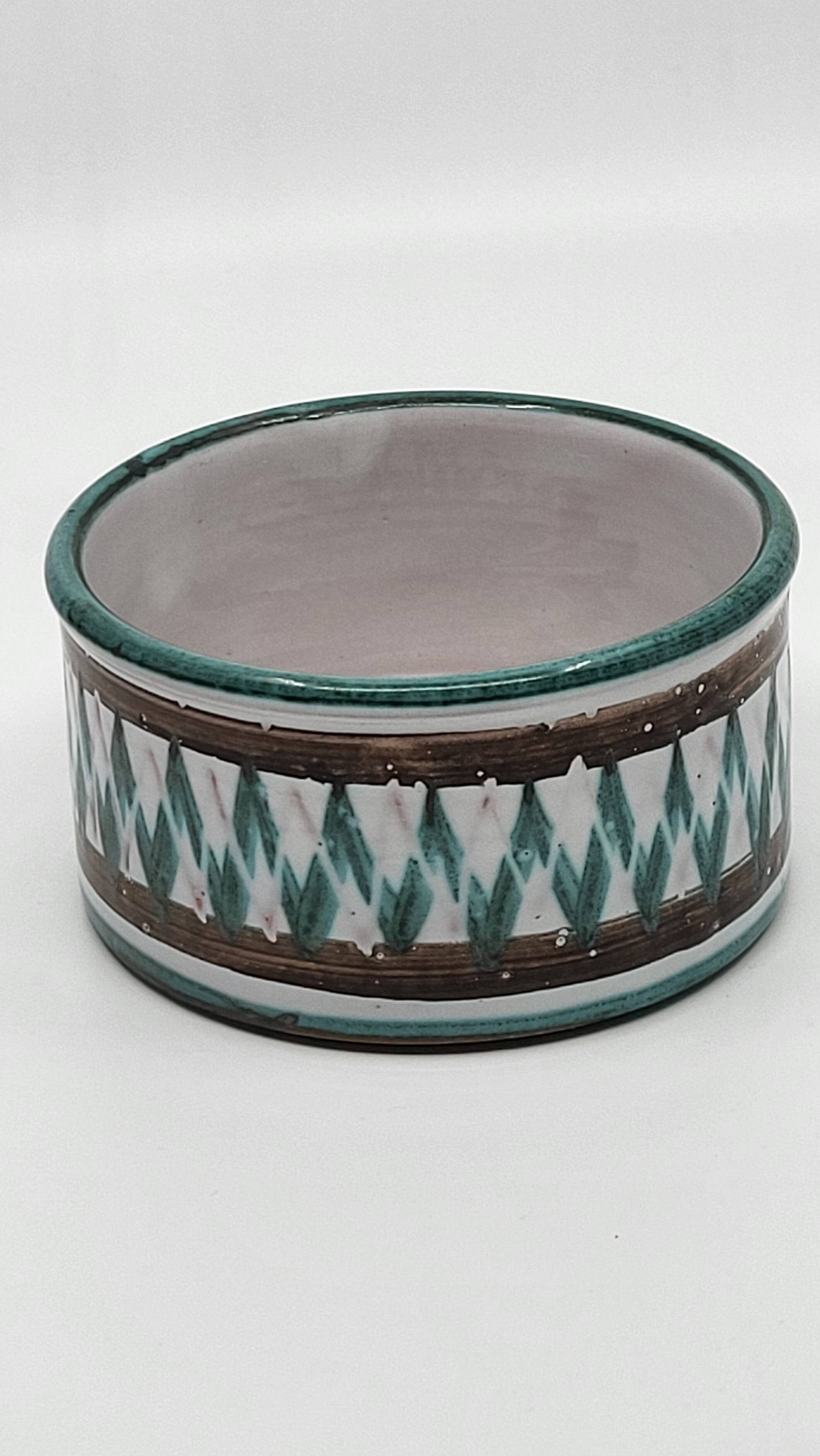 Vintage French ceramic ramekin by Robert Picault Vallauris 1970