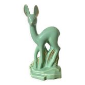 Biche art déco en céramique