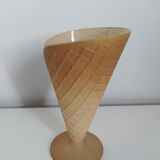 Lot de 5 coupe à glace cornet gaufrette