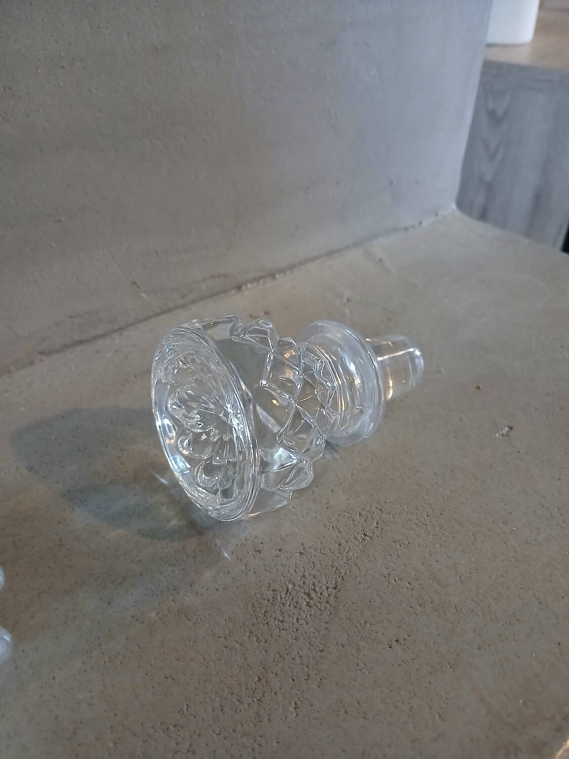 Small crystal carafe
