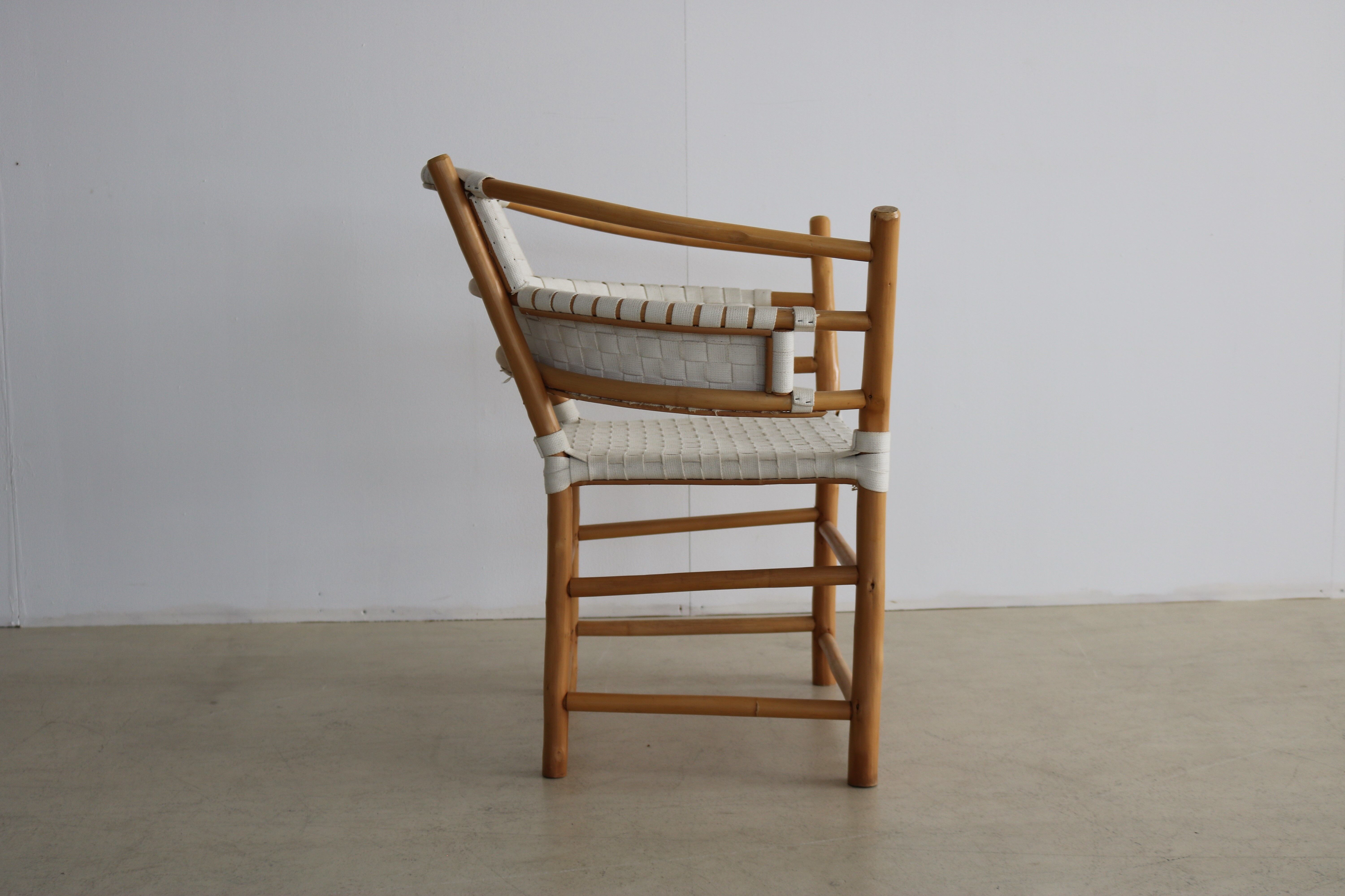 Vintage danish bamboo chair
