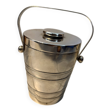Silver-plated ice bucket