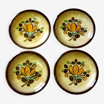 Vintage Boch La Louvière Corfou Collection Set of 4 Small Bowls