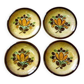 Vintage Boch La Louvière Corfou Collection Set of 4 Small Bowls