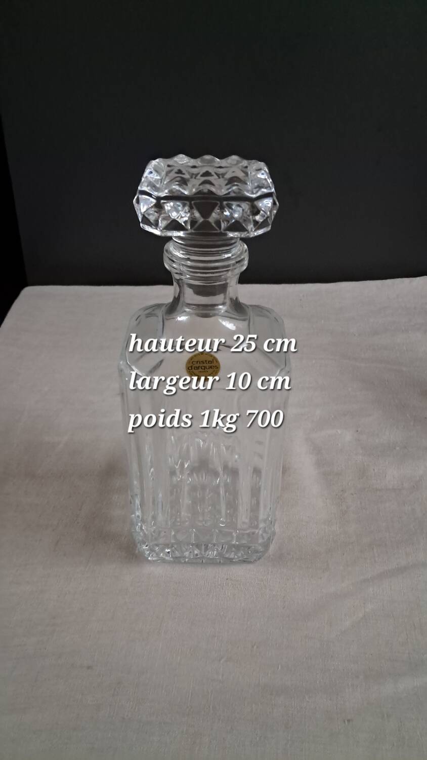 Crystal carafe