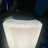 Vintage opaline designer floor lamp