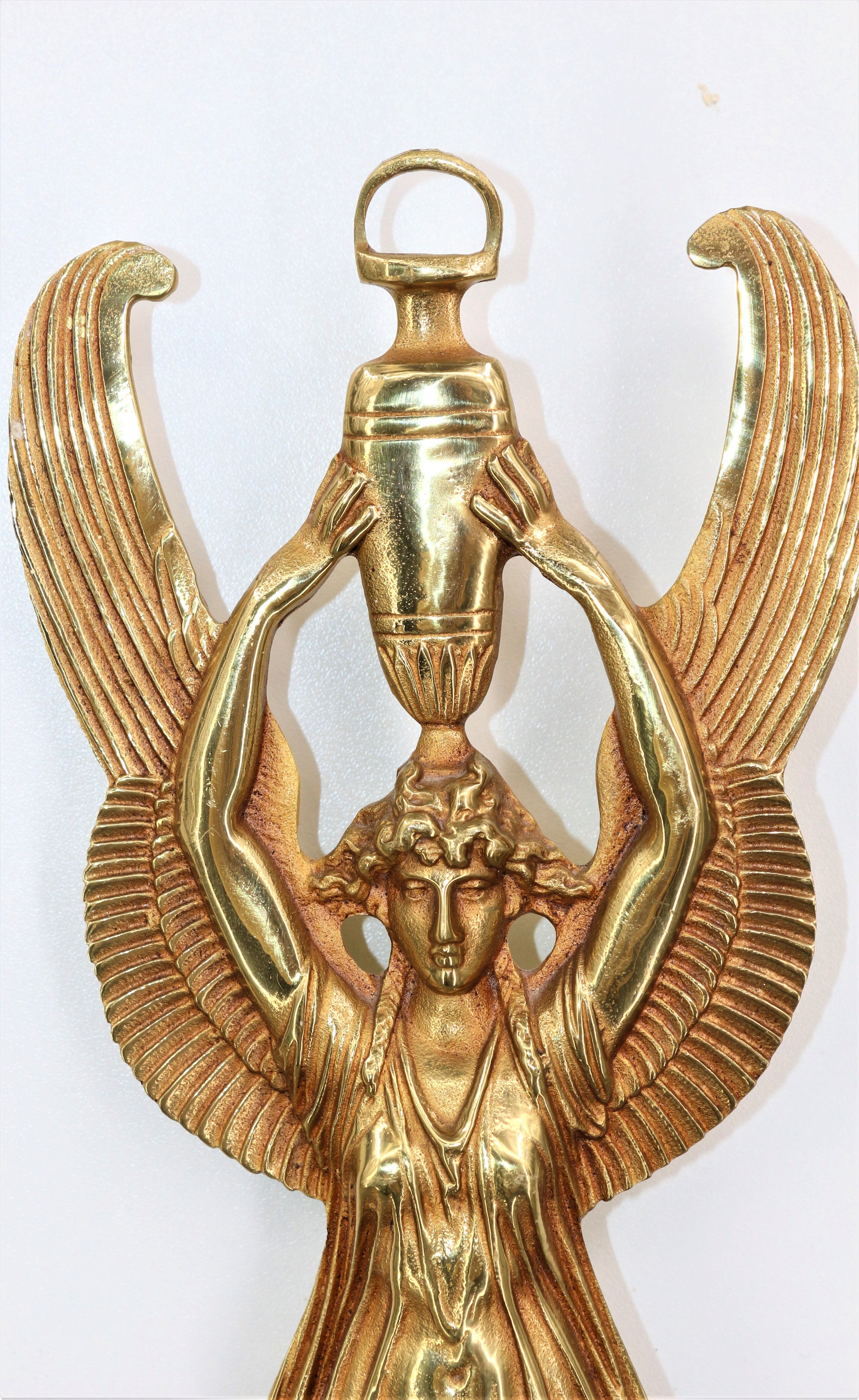 Paire d'appliques en bronze doré de style directoire/empire