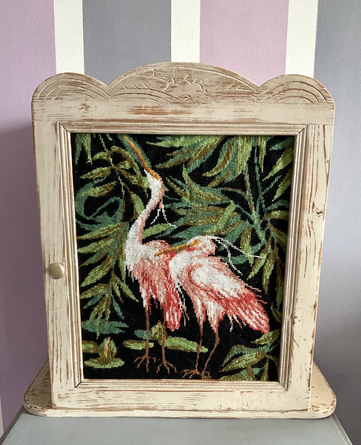 Art deco bathroom cabinet