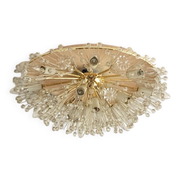 Austrian Flower Ceiling Lamp by Emil Stejnar for Rupert Nikoll, Vienna, Austria, 1950s