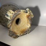 Outdoor vase / sculpture, HELMAN, Art Nouveau glazed stoneware, ca. 1900