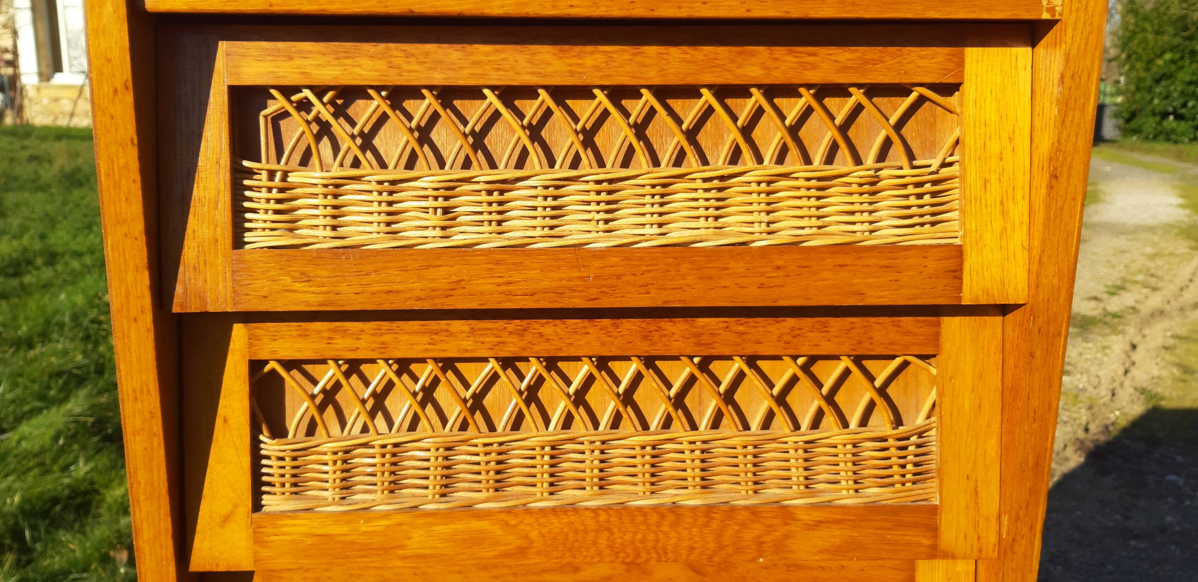 Vintage chiffonier chest of drawers from the 50s