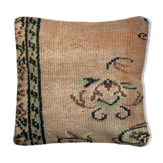 Vintage Turkish Rug Cushion Cover , 45 x 45 cm