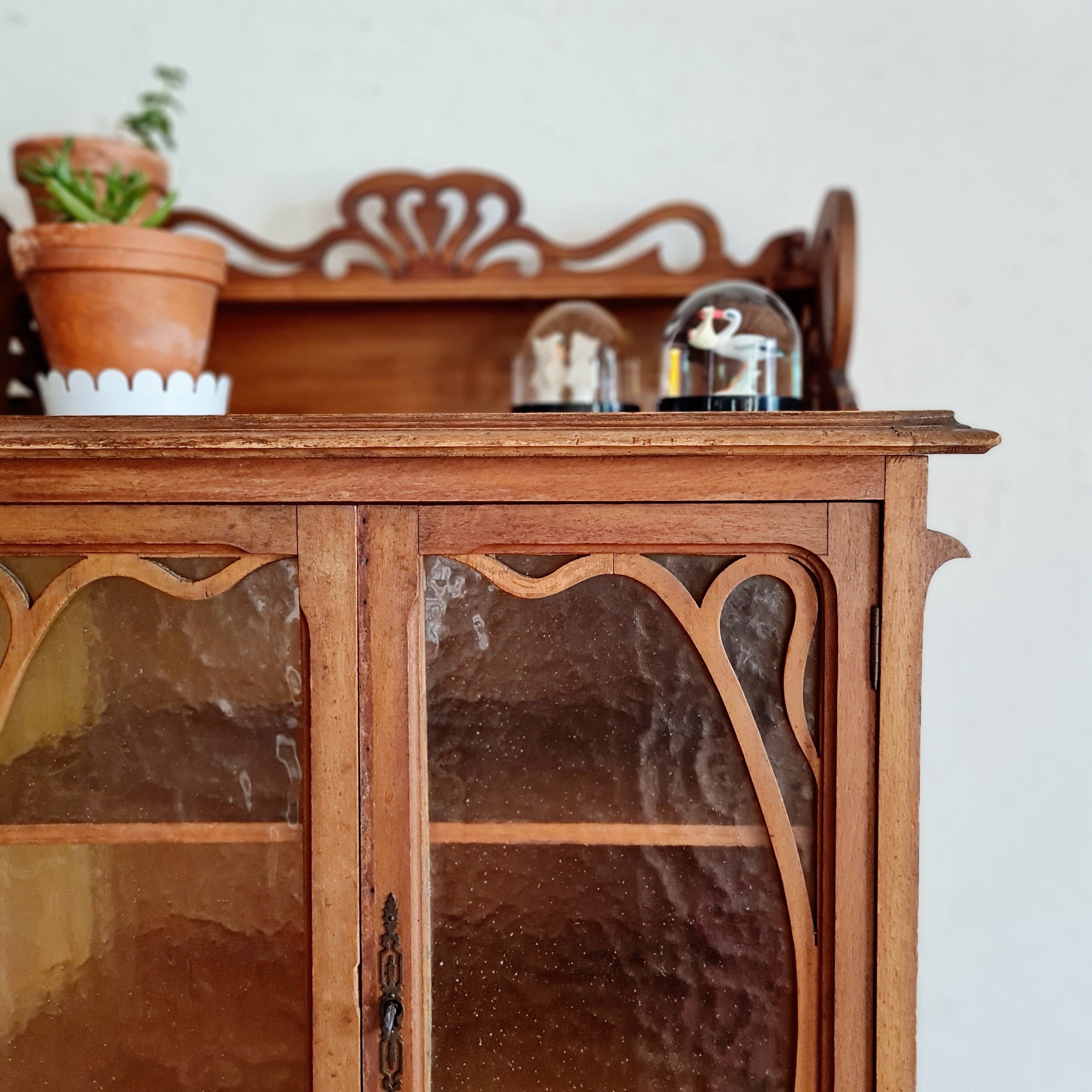 Showcase library old Art Nouveau era