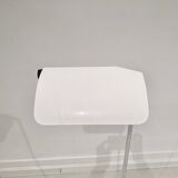 Circular marble base floor lamp