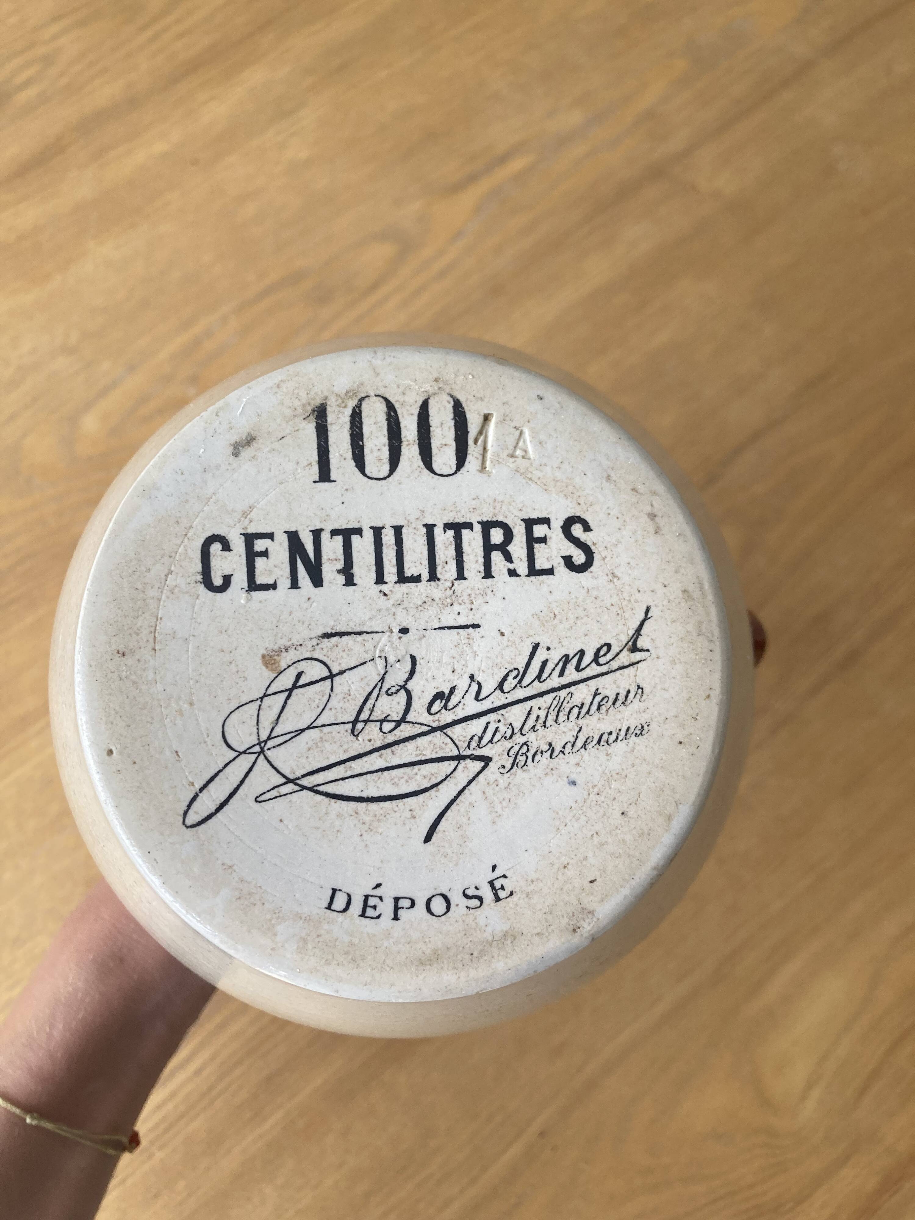 Stoneware pitcher from the Paul Bardinet distillery