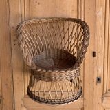 Children's rattan armchair