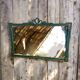 Miroir baroque vert vintage