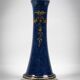 Porcelain and silver soliflore vase, 1st grade - Paul Millet, early 20th century