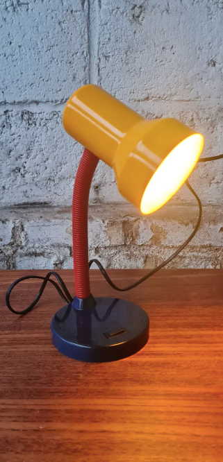 Table lamp primary color 1980