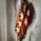 XL Brutalist Wall Lamp or Iron Sculpture