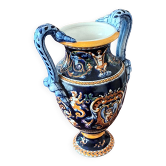 Vase Gien bleu