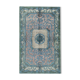 Hand-knotted vintage turkish 1980s 157 cm x 251 cm blue rug