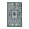 Hand-knotted vintage turkish 1980s 157 cm x 251 cm blue rug
