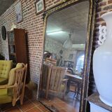Napoleon III style panoramic mirror