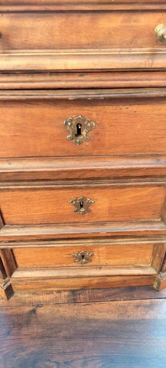 Antique kneeler with 4 drawers, Italy, early 18th century